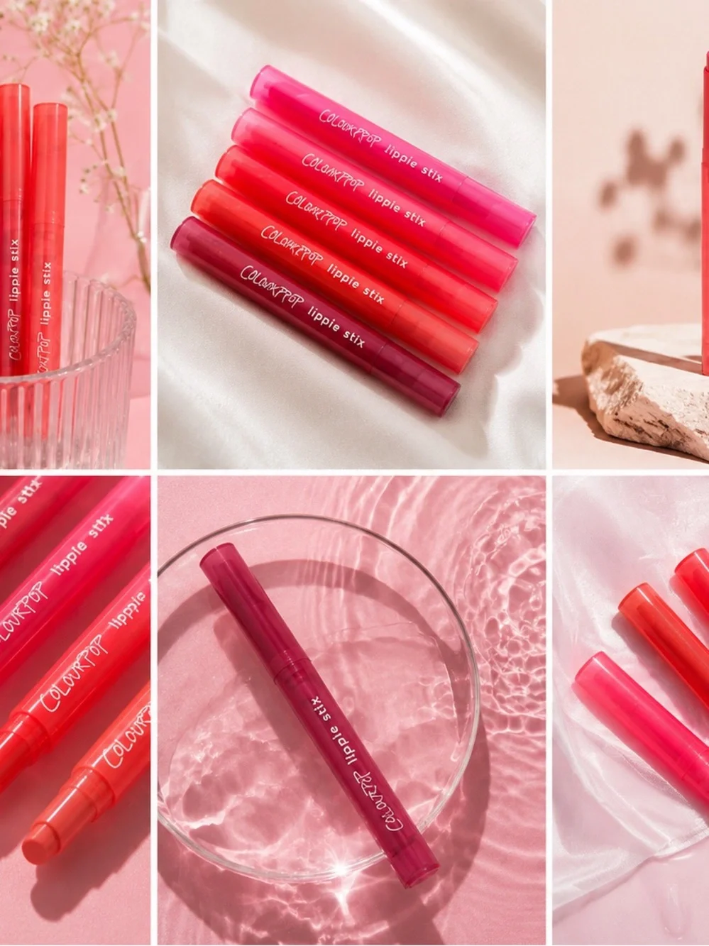 ColourPop Lippie Stix Set – Assorted Pink & Coral Shades